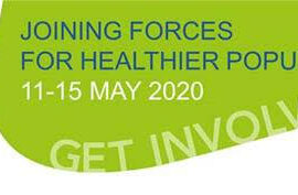 With COVID-19 European Public Health Week Even More Important (11-15 May 2020)