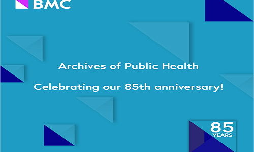 Archives of Public Health – 85th anniversary